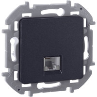 Розетка телефонная RJ11 антрацит INSPIRIA (IEK) 673823