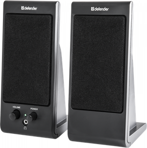 Колонки 2.0 SPK-170 4 Вт, питание от USB, черный (Defender) 65165