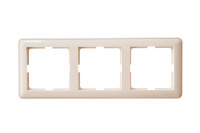 W59 Рамка 3 поста бежевая (Systeme Electric) KD-3-28