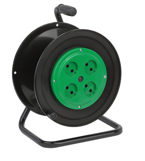 Катушка пластиковая RP-4 для подключения провода 4 розетки без заземления (ЭРА) Б0055421