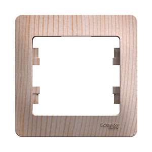 GLOSSA 1-постовая рамка, сосна (Systeme Electric) GSL001501