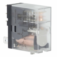 Реле миниатюрное промышленное, 1CO, ком. ток 12А, AgSnO2, напряжение 24V DC, опция: светодиод (DKC) IR-24DC-1CO