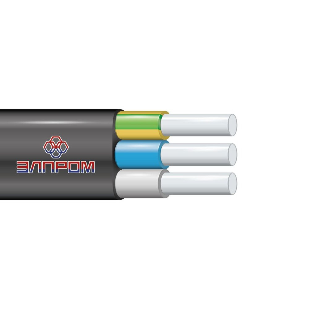 Кабель АВВГ -П 3х2.5 0.66кВ (бухта) (Элпром)
