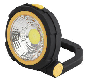 Фонарик подвесной на батарейках 3хAA, ударопрочный корпус с покрытием soft touch, складная ручка-подставка, магнитный, 3 режима RB-705 Практик (ЭРА) Б0039621