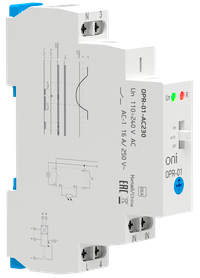 Фотореле OPR-01 1 конт. 230В АС с вынос.дат. ONI (ONI) OPR-01-AC230