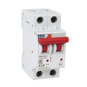 Выключатель нагрузки 2П 40А 400В OptiDin BM63P-240-УХЛ3 (ВМ63Р) (КЭАЗ) 103893
