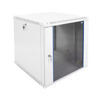 Шкаф телекоммуникационный настенный разборный 12U (600х650) дверь стекло (ЦМО) ШРН-Э-12.650