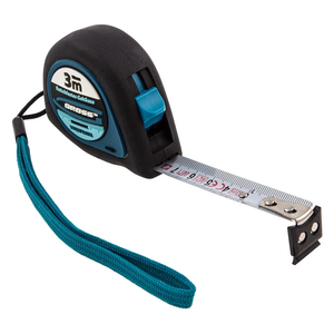 Рулетка Ergonomisch, 3 м x 16 мм, магнитный обрезиненный зацеп (GROSS) 31101