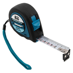 Рулетка  Ergonomisch , 8 м x 25 мм, магнитный обрезиненный зацеп (GROSS) 31104