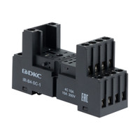 Колодка с винтовыми клеммами для реле на 4 группы: IR-24DC/220DC/230AC-4CO (DKC) IR-B4-SC-1