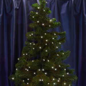 Гирлянда на елку LED 5000К 10 веток 5 м (FERON) CL92 32378