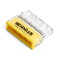 Клемма монтажная 5-проводная для 1-жильного проводника, (STEKKER) LD2273-205