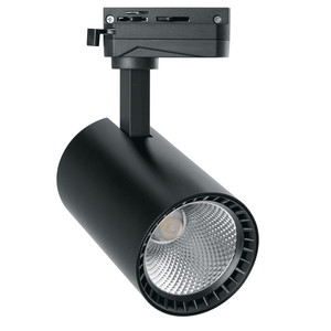 Светильник светодиодный трековый на шинопровод ДПО-12w 4000К 1080Лм черный (FERON) AL102 32516