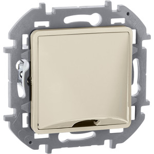 Вывод кабеля с зажимом для кабеля слоновая кость INSPIRIA (IEK) 673891