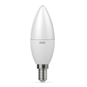 Лампа светодиодная LED 12 Вт 880 лм 3000К свеча теплый E14 AC 220В Elementary Gauss (GAUSS) 33112
