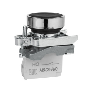 Кнопка OptiSignal D22 C4-P-210 черная металл 1НО XB4BA21 (КЭАЗ) 332166