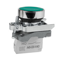 Кнопка OptiSignal D22 C4-P-310 зеленая металл 1НО XB4BA31 (КЭАЗ) 332167