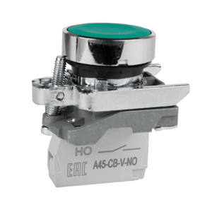 Кнопка OptiSignal D22 C4-P-310 зеленая металл 1НО XB4BA31 (КЭАЗ) 332167