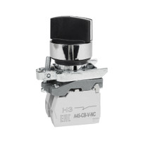 Переключатель OptiSignal D22 C4-S-53 3 положения с возвр металл 2НО XB4BD53 (КЭАЗ) 332173