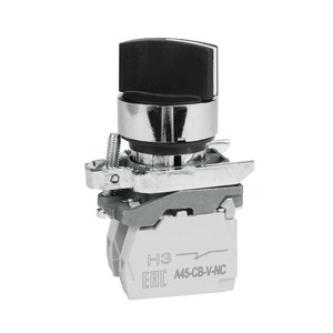 Переключатель OptiSignal D22 C4-S-33 3 положения с фикс металл 2НО XB4BD33 (КЭАЗ) 332172