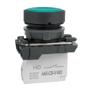 Кнопка OptiSignal D22 C5-P-310 зеленая пластик 1НО XB5AA31 (КЭАЗ) 332181