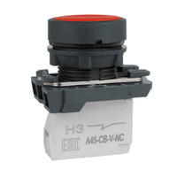Кнопка OptiSignal D22 C5-P-401 красная пластик 1НЗ XB5AA42 (КЭАЗ) 332182