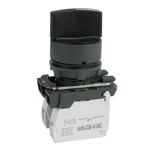 Переключатель OptiSignal D22 C5-S-53 3 поз с возвратом пластик 2НО XB5AD53 (КЭАЗ) 332187