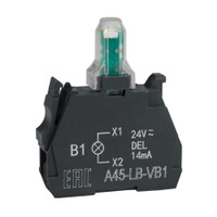 Световой блок OptiSignal D22 A45-LB-VB1 белый 24VACDC ZBVB1 (КЭАЗ) 332202