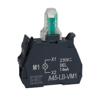 Световой блок OptiSignal D22 A45-LB-VM1 белый 230-240VAC ZBVM1 (КЭАЗ) 332207