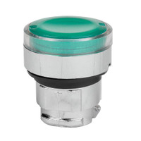 Головка кнопки OptiSignal D22 A4-PL-3 с подсветкой зеленая металл ZB4BW333 (КЭАЗ) 332257