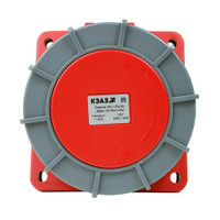Розетка фланцевая наклонная 445-125А-6h-380AC-3P+PE+N-IP67 (КЭАЗ) 332745