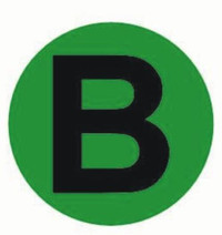 Наклейка 'B'd=20мм PROxima (EKF) an-2-9-1