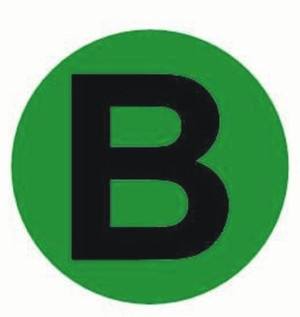 Наклейка 'B'd=20мм PROxima (EKF) an-2-9-1