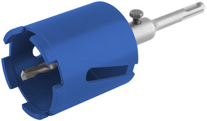 Коронка кольцевая по бетону алмазная безударная в сборе, SDS-PLUS, 5 зубьев, 68 мм (MOS) 33472М