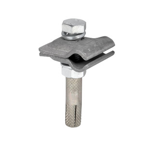 Зажим прута универсальный малый 51510 HZ 30x30 мм с анкером PROxima (EKF) lp-51511