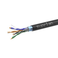Витая пара F/UTP Cat 5e 4x2xAWG24 Median Cu PE OUT 305м (SUPRLAN) 01-1034-1