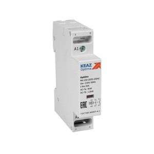 Контактор 230В AC НО НЗ 20А OptiDin MK-100-2011-230AC (КЭАЗ) 321131