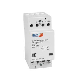 Контактор 230В AC 3НО НЗ 25А OptiDin MK-100-2531-230AC (КЭАЗ) 321159