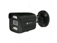 Видеокамера IP 4Мп цилиндрическая с PoE ИК-30м микрофон microSD IP67 черная (2.8мм) (Optimus CCTV) IP-E014.0(2.8)MPC (b)