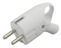 Вилка с/з угловая с кольцом 16 A белая 24/480/5760 Vx4-W (ЭРА) Б0039676