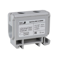 Клемма вводная силовая OptiClip КВС 6-50 серая (КЭАЗ) 351039