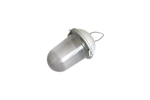 Светильник НСП 41-200-001 без решетки Желудь сталь / стекло IP54 E27 max 200Вт 185х260 белый (ЭРА) Б0052018