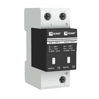 Ограничитель импульсных напряжений серии ОПВ-C/2P In 20кА 400В (EKF) opv-c2