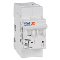 Выключатель автоматический двухполюсный 16А C 4,5кА AC OptiDin BM63-2C16-4,5-УХЛ3 (КЭАЗ) 326803