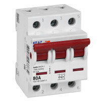 Выключатель нагрузки 3П 80А 400В OptiDin BM63PL-380-УХЛ3 (ВМ63PL) (КЭАЗ) 328171