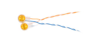 Соединитель проводников типа скотчлок для 2-х жил, желтый, 100шт. (NETLAN) EC-SL-UY2-YL-100