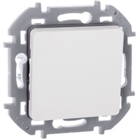 Выключатель 1-клавишный самовозвартный с нормально-открытым контактом 6А безвинтовое крепление белый INSPIRIA (IEK) 673690