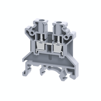 Клемма проходная 4 кв.мм винтовая OptiClip CTS-4-I-BU-32A-(0,2-6)-синий (КЭАЗ) 289774