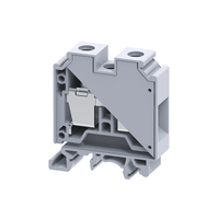 Клемма проходная 35 кв.мм винтовая OptiClip CTS-35-I-BU-125A-(4-35)-синий (КЭАЗ) 289782