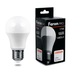 Лампа светодиодная LED 17вт Е27 дневной Feron.PRO (FERON) LB-1017 38040
